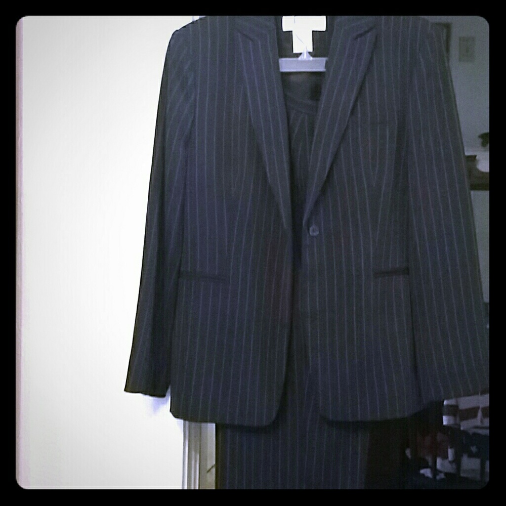Jones New York pinstripe suit